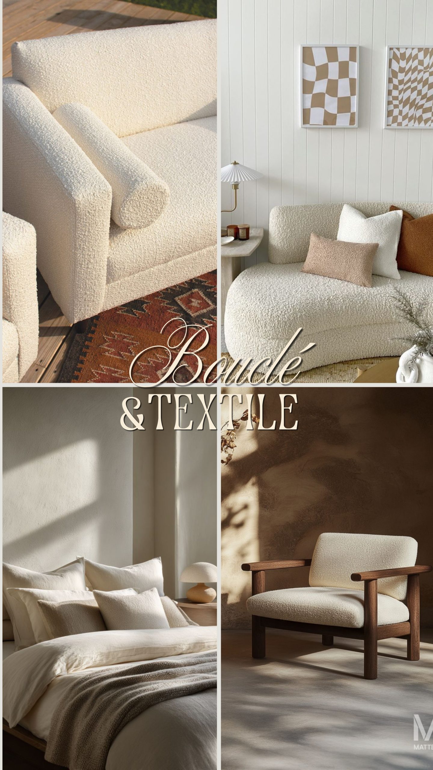 Vải Bouclé & Textile Tự Nhiên